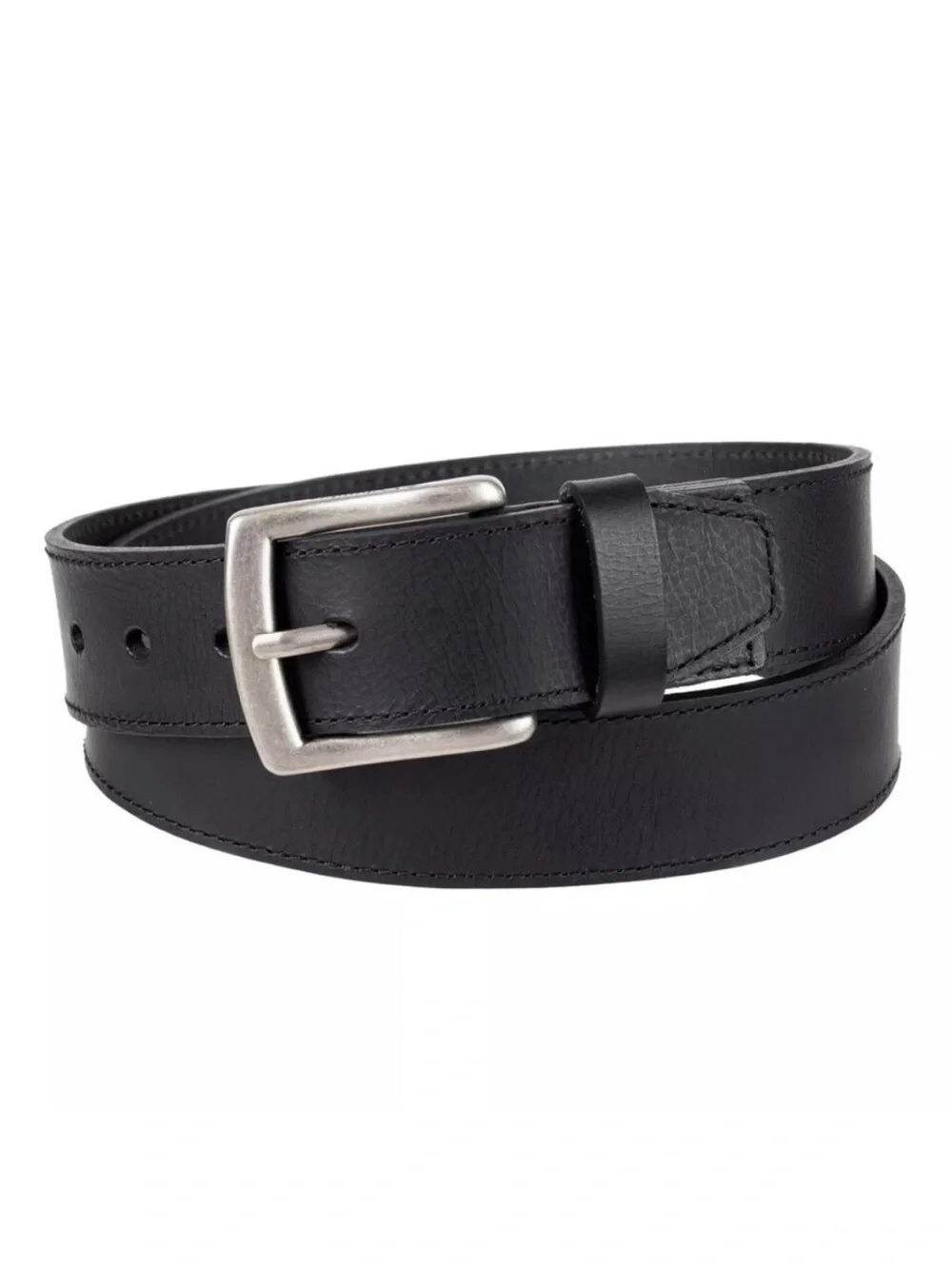 Columbia Men's Black Leather Belt Size XL 42-44